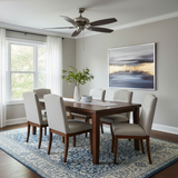 52" 5-Blade UFO Fan - NK Silver/Walnut Blades