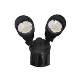 LED-Double Flood-Matte Black(includes Motion Sensor)20W 3000K