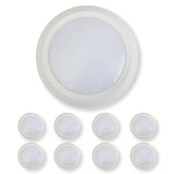 White 5/6" LED Disk Light - 15W - 3000K Dimmable