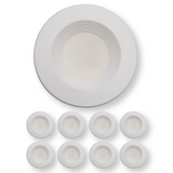 LED 5"-6" Ribbed Retrofit Recessed Trim - 13W - 3K,4K,5K
