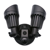 Matte black flood light exterior adjustable