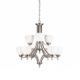 White Chandelier Glass