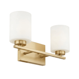 4" White Glass for VS394 & MCO  Vanities