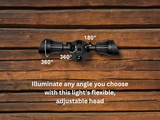 LED-Double Flood-Matte Black-20W 3000K