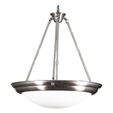 Foyer White Bowl Hanging Pendant - NK