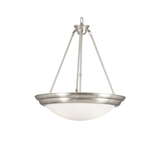 Foyer White Bowl Hanging Pendant - NK