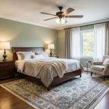 52" 5-Blade RB Fan W/White 4-Light Kit(4x9.5W LED 3000K)