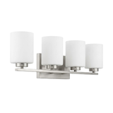 4" White Glass for VS394 & MCO  Vanities