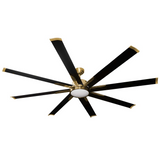Barcelona 8-Blade 72" CG Fan Matte Black Blades