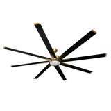 Barcelona 8-Blade 84" CG Fan Matte Black Blades