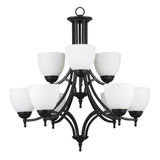 White Chandelier Glass