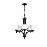 White Chandelier Glass