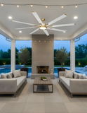 Barcelona 8-Blade 84" CG Fan White Blades