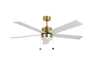 Metro 5-Blade 52" Cylinder Fan - White Blades