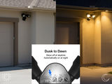 LED-Double Flood-Matte Black(includes Motion Sensor)20W 3000K