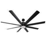 Metro Damp Patio Fan - MB Black ABS Blades 20W LED 3K,4K,5K