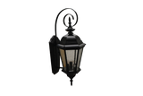 Outdoor coach lights lantern black 4 light