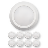 5 Inch LED Disk Light 12W - 3000K - 840Lumens - White (1 Pack, 2 Pack, 4 Pack, 6 Pack, 8 Pack)