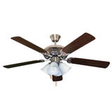 52' 5-Blade NK Fan W/White 4-Light Kit(4x9.5W LED 3000K)