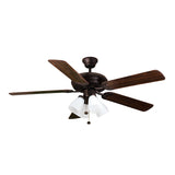 52" 5-Blade RB Fan W/White 4-Light Kit(4x9.5W LED 3000K)